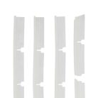 VHBW 4x Gummi Lippe Neato Botvac 70E Robotstaubsauger mit Leisten