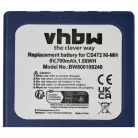 VHBW Radio Battery BA222060, BA222061, BA203060, FBFUB03, AF-FUB03M, KH68302500 - 700 mAh 6 V NiMH
