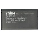 VHBW Nintendo SPR-001, SPR-003, SPR-A-BPAA-CO - 1800 mAh, 3.7 V battery