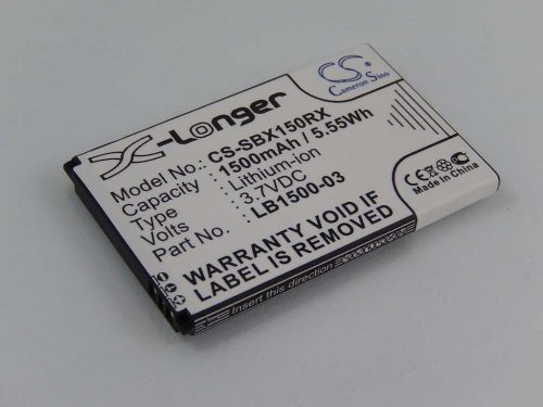 Mobil router akku Huawei LB1500-03-hoz - 1500 mAh 3,7 V Li-Ion