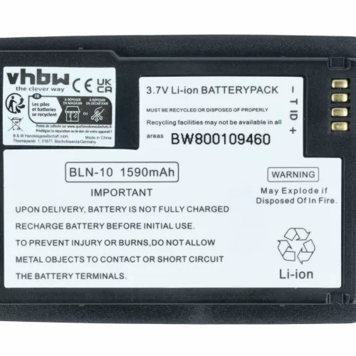 VHBW Radio Akku EADS HT9980AA, BLN-10 - 1590 mAh 3,7 V Li-Ion