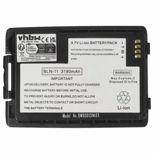 VHBW Radio Akku EADS HT9980AA, BLN-11 - 3180 mAh 3,7 V Li-Ion