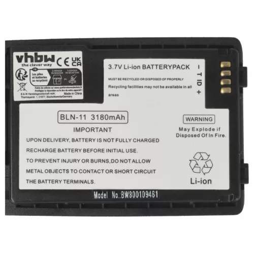 VHBW Radio Akku EADS HT9980AA, BLN-11 - 3180 mAh 3,7 V Li-Ion
