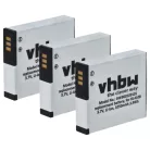 VHBW Video Camera Battery Rollei AC 410-420, RL410B - 1000 mAh 3.7 V Li-Ion