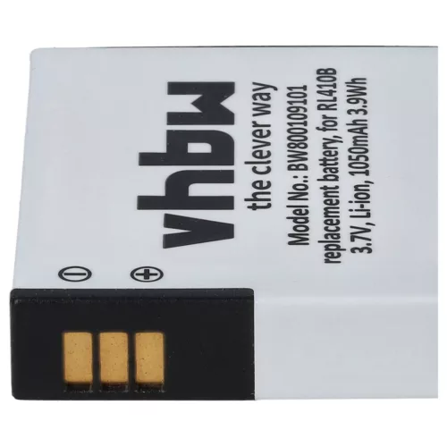 VHBW Video Camera Battery Rollei AC 410-420, RL410B - 1000 mAh 3.7 V Li-Ion