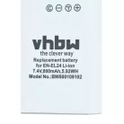 VHBW Battery for Nikon VFB11901, EN-EL24 - 800 mAh 7.2 V Li-Ion