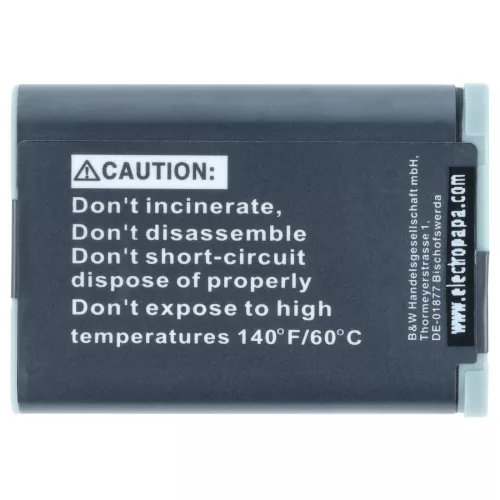 VHBW Videokamera Akku Canon NB-12L - 1800 mAh 3,7 V Li-Ion