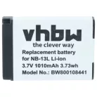 VHBW Akku für Canon NB-13L - 1010 mAh 3,7 V Li-Ion
