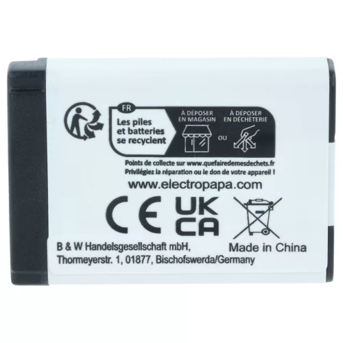 VHBW Akku für Canon NB-13L - 1010 mAh 3,7 V Li-Ion