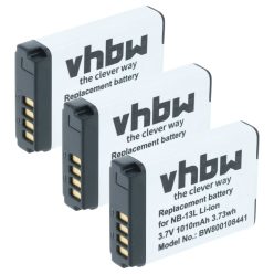 VHBW Akku für Canon NB-13L - 1010 mAh 3,7 V Li-Ion