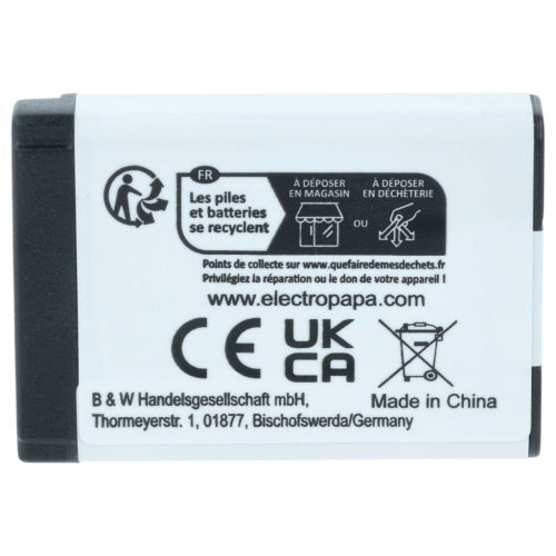 VHBW Akku für Canon NB-13L - 1010 mAh 3,7 V Li-Ion