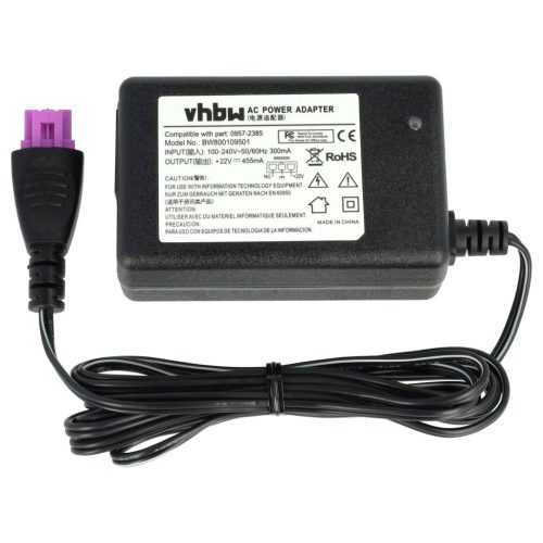 VHBW HP DeskJet 1010, 1510, 2540, 2542 / HP OfficeJet 2620 Netzadapter - 200 cm