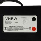 VHBW Fűnyíró Akkumulátor 300Z20800A, 300Z42800A, 300Z42800A_R - 13800 mAh 25,2 V Li-Ion, Fekete