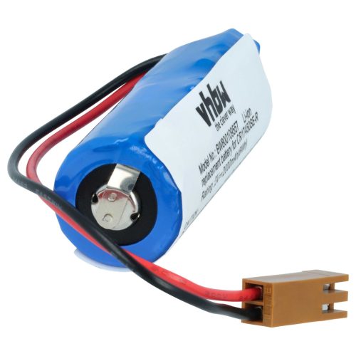 VHBW Ipari vezérlő akkumulátor A02B0200K102, A02B-0200-K102, CR17450ER-CX - 2000 mAh 3 V Li-Ion