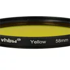 VHBW 58 mm Gelber Farbfilter