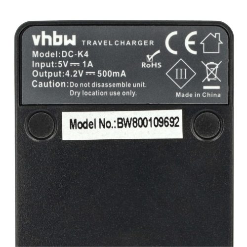 VHBW Battery Charger for Olympus Li-41C, Li-40C, Bosch Digital Cameras - 0.5 A, 4.2 V