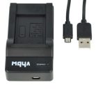 VHBW Battery Charger for Olympus Li-41C, Li-40C, Bosch Digital Cameras - 0.5 A, 4.2 V