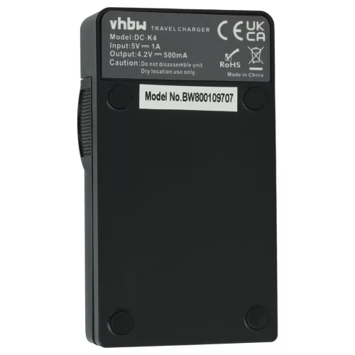 VHBW USB-C Ladegerät + Kabel für Sony Cybershot Digitalkamera - 0,5 A