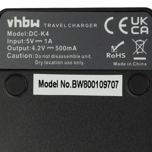 VHBW USB-C Ladegerät + Kabel für Sony Cybershot Digitalkamera - 0,5 A
