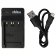VHBW Battery Charger USB-C + USB-C Cable for Sony Cybershot Digital Camera - 0.5 A