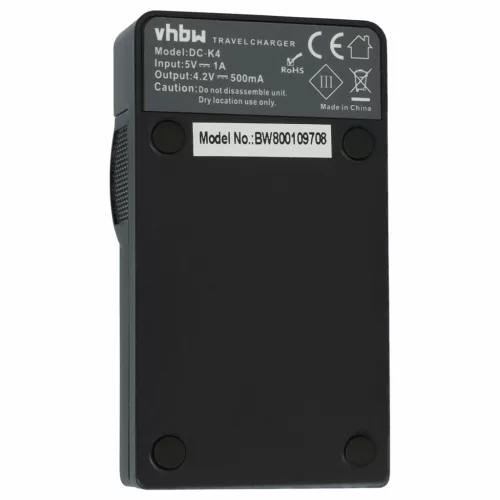VHBW Battery Charger USB-C + USB-C Cable for Sony Cybershot Digital Camera - 0.5 A