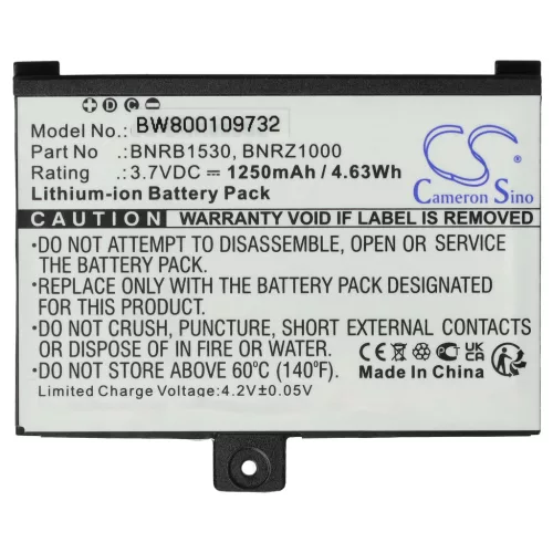 VHBW E-Book Battery 1ICP4/40/60 1S1P, 9875521, 9BS11GTFF10B3 - 1250 mAh 3.7 V Li-Ion
