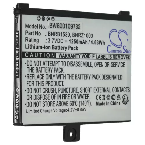 VHBW E-Book Battery 1ICP4/40/60 1S1P, 9875521, 9BS11GTFF10B3 - 1250 mAh 3.7 V Li-Ion