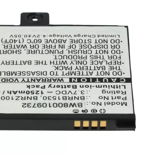 VHBW E-Book Battery 1ICP4/40/60 1S1P, 9875521, 9BS11GTFF10B3 - 1250 mAh 3.7 V Li-Ion