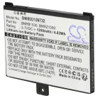 VHBW E-Book Battery 1ICP4/40/60 1S1P, 9875521, 9BS11GTFF10B3 - 1250 mAh 3.7 V Li-Ion