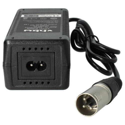 VHBW Charger for 48V E-Bike Batteries with XLR Connector, 54.6V, 1.8A
