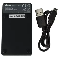   VHBW Battery Charger for Coolpix E880 Camera etc. - 0.5 A, 8.4 V