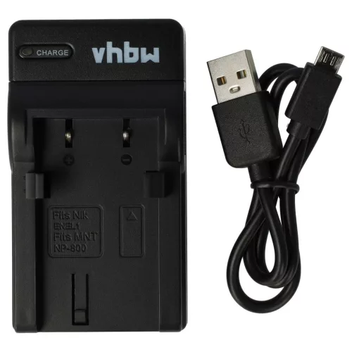 VHBW Battery Charger for Coolpix E880 Camera etc. - 0.5 A, 8.4 V