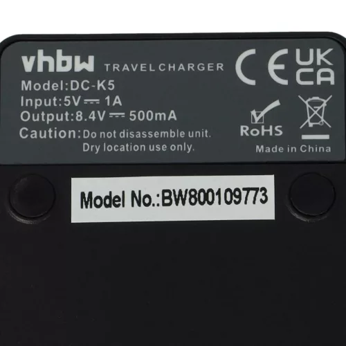 VHBW Battery Charger for Coolpix E880 Camera etc. - 0.5 A, 8.4 V