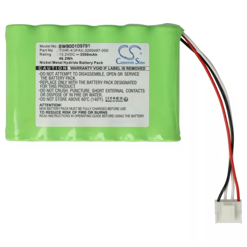 VHBW Fusion Splicer Akku BTR-08R, 11HR-4/3FAU, BTR-08 - 3500 mAh 13,2 V NiMH