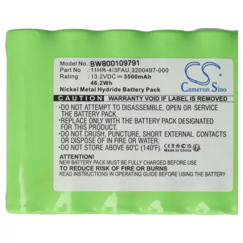 VHBW Fusion Splicer Akku BTR-08R, 11HR-4/3FAU, BTR-08 - 3500 mAh 13,2 V NiMH