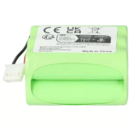 VHBW Akku für GPRHC152M073 - 1500 mAh, 7,2 V, NiMH