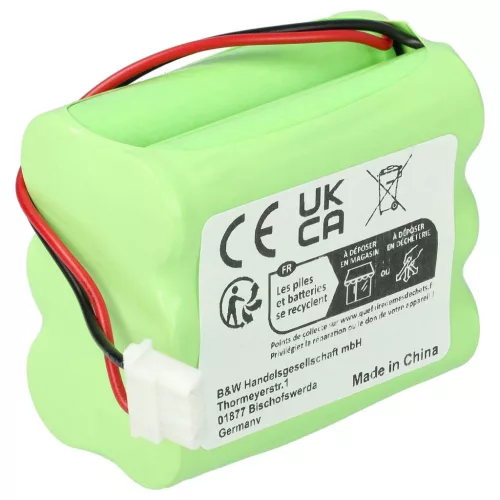 VHBW Akku für GPRHC152M073 - 1500 mAh, 7,2 V, NiMH