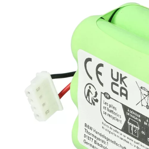 VHBW Akku für GPRHC152M073 - 1500 mAh, 7,2 V, NiMH