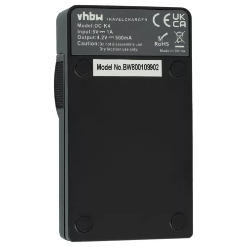 VHBW Battery Charger for Canon CB-2LDE, Canon NB-11L Camera etc. - 0.5 A, 4.2 V