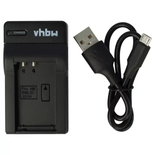 VHBW Battery Charger for Nikon MH-27, for Coolpix P1000 Cameras etc. - 0.5 A, 8.4 V