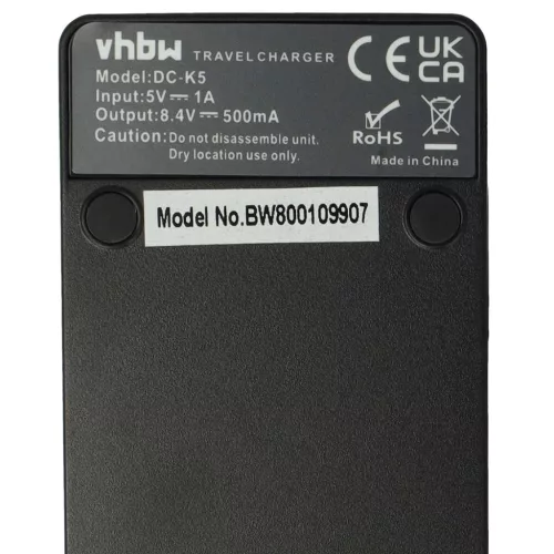 VHBW Battery Charger for Nikon MH-27, for Coolpix P1000 Cameras etc. - 0.5 A, 8.4 V