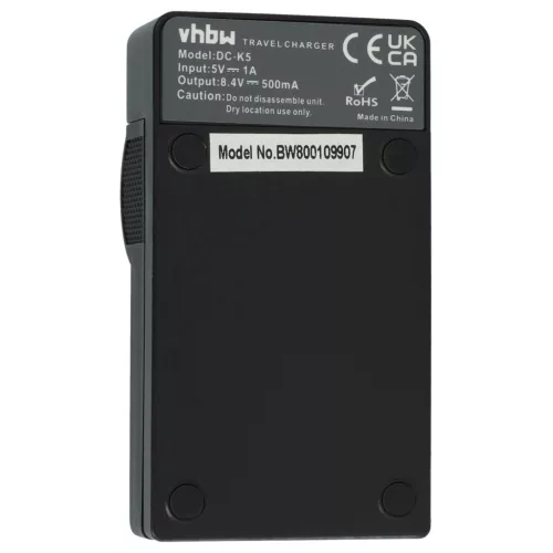 VHBW Battery Charger for Nikon MH-27, for Coolpix P1000 Cameras etc. - 0.5 A, 8.4 V