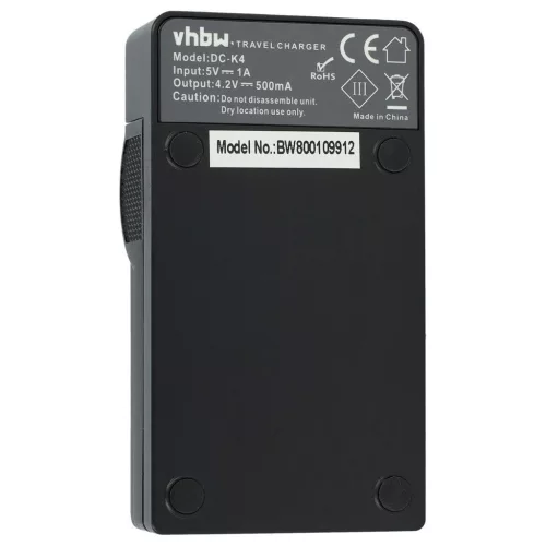 VHBW Anycool Digital Camera Battery Charger - 0.5 A, 4.2 V