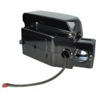 VHBW Akkumulátor E-Bike-okhoz / Frosch 24V fekete, 10.4Ah, tartóval és töltővel