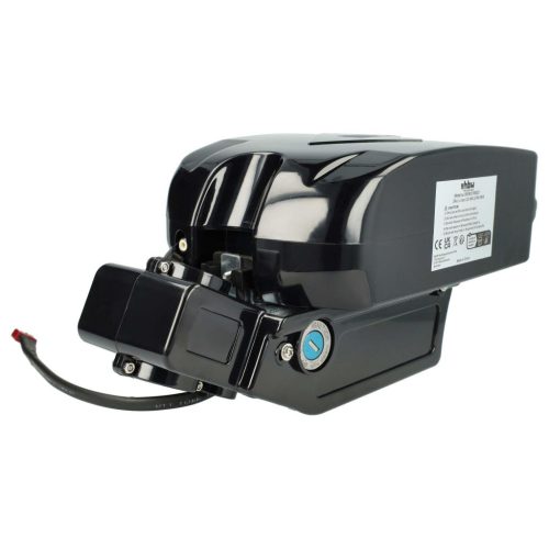 VHBW Akkumulátor E-Bike-okhoz / Frosch 24V fekete, 10.4Ah, tartóval és töltővel