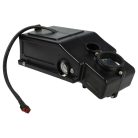 VHBW Akkumulátor E-Bike-okhoz / Frosch 24V fekete, 9Ah, tartóval és töltővel