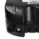 VHBW Akkumulátor E-Bike-okhoz / Frosch 24V fekete, 9Ah, tartóval és töltővel