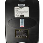 VHBW Akkumulátor E-Bike-okhoz / Frosch 24V fekete, 9Ah, tartóval és töltővel