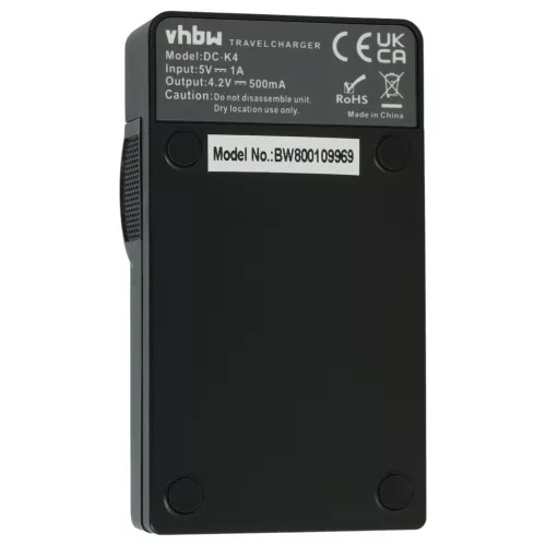 VHBW Samsung BP-70a camera battery charger - 0.5 A, 4.2 V