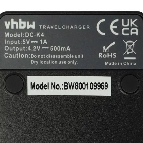 VHBW Samsung BP-70a camera battery charger - 0.5 A, 4.2 V